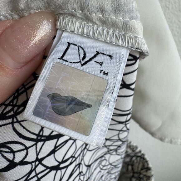 Diane Von Furstenberg 100% Silk Abstract Office Career Wear Pants Size 2 XS - Picture 7 of 8